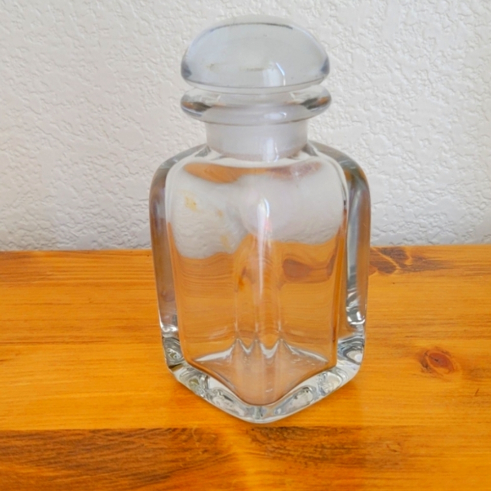 Hermes Clear Glass Perfume Bottle